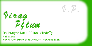 virag pflum business card